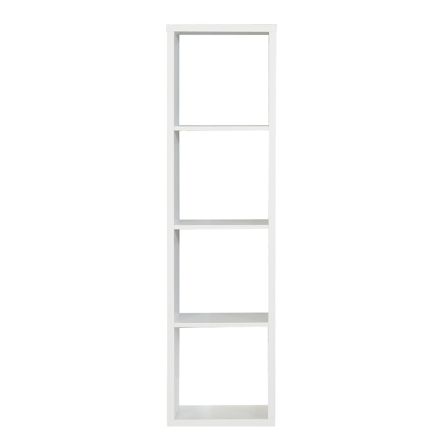 mauro 3 shelves storage unit in matt white