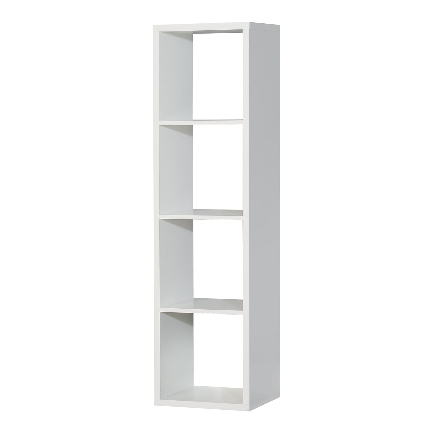 mauro 3 shelves storage unit in matt white