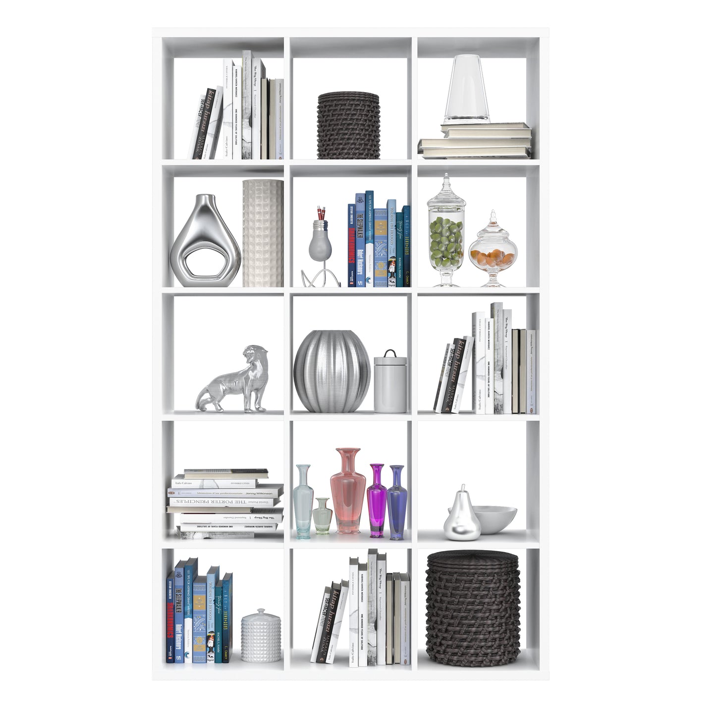 mauro 3x5 storage unit in matt white