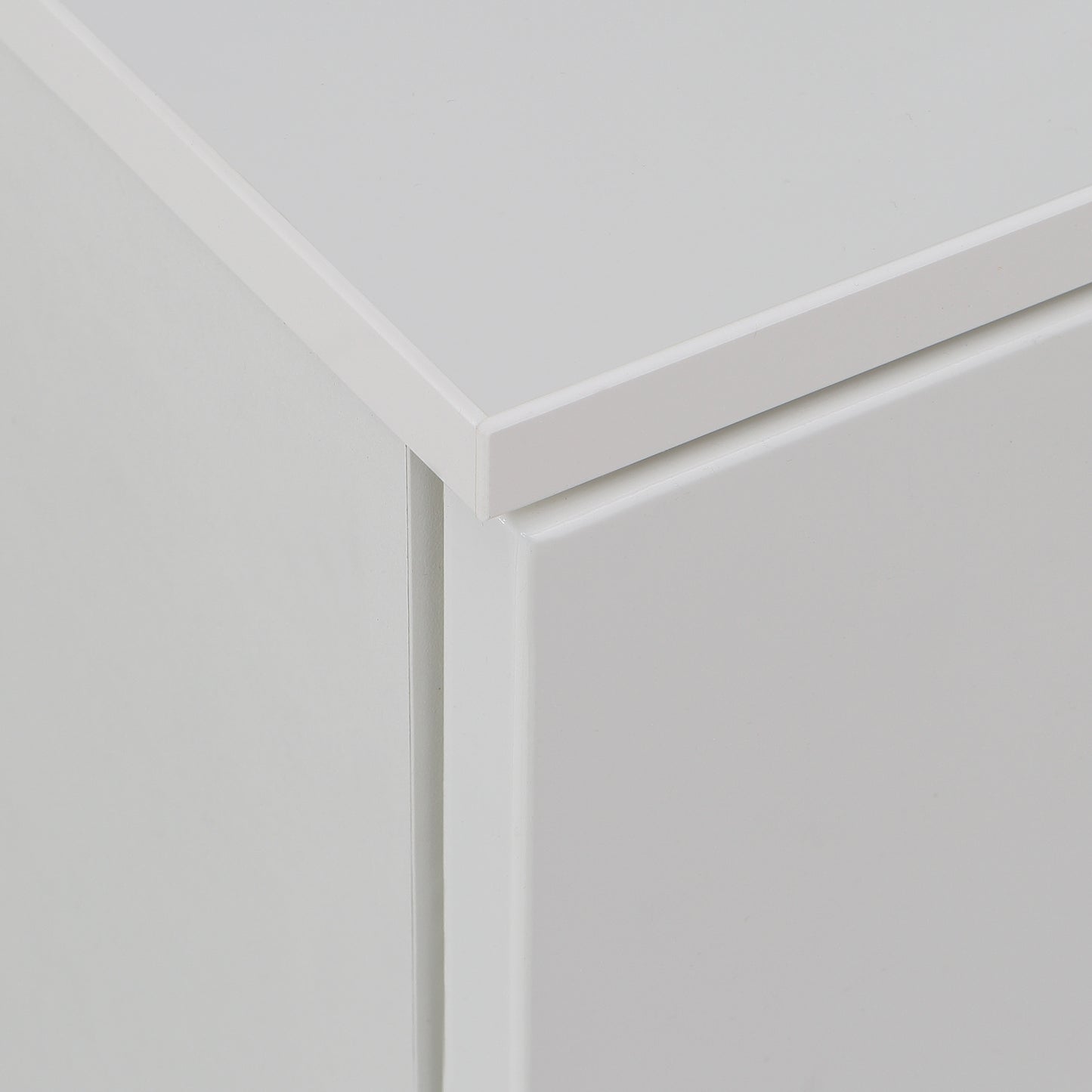 sienna bedside in white/white high gloss