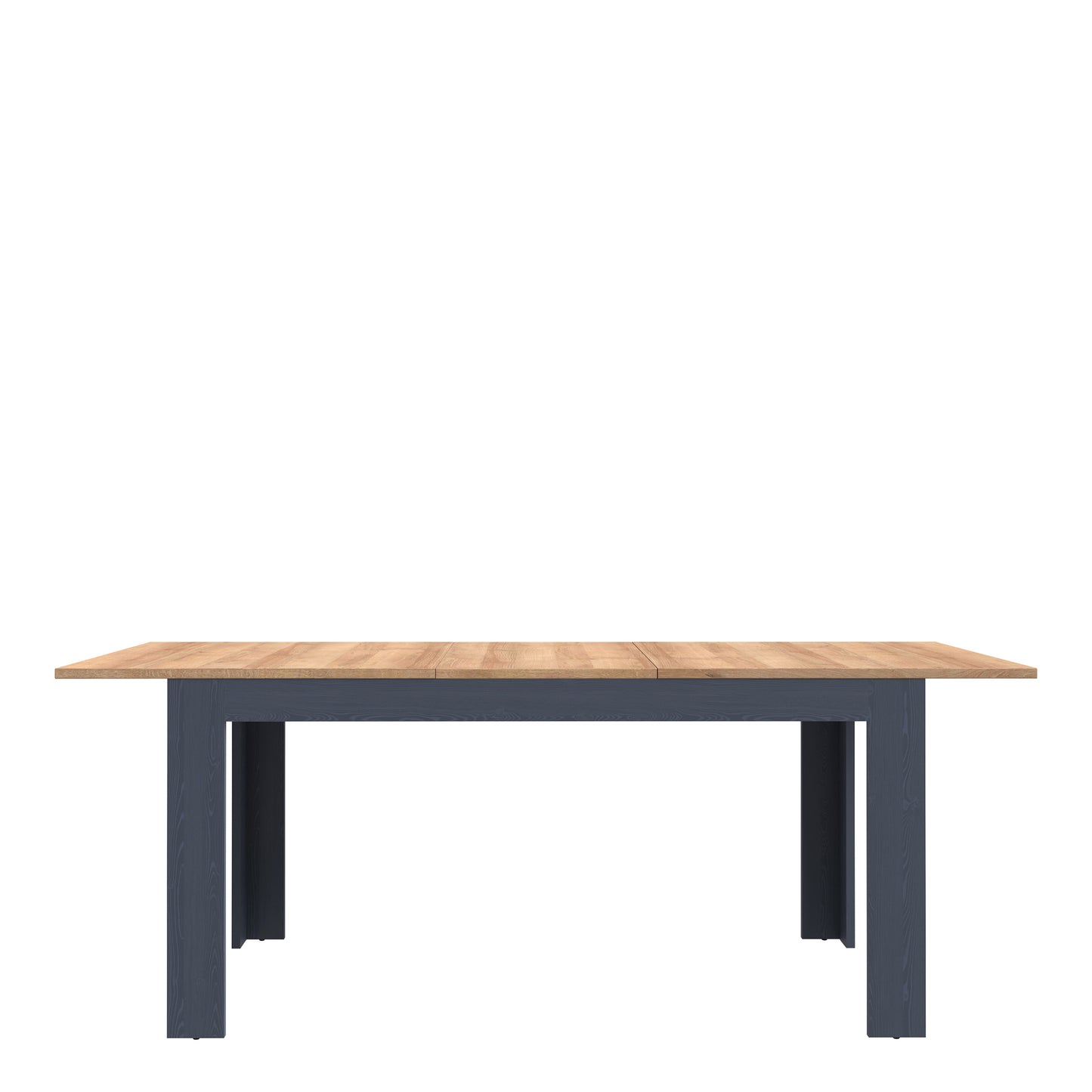 bohol extending dining table 160-207cm in riviera oak/navy