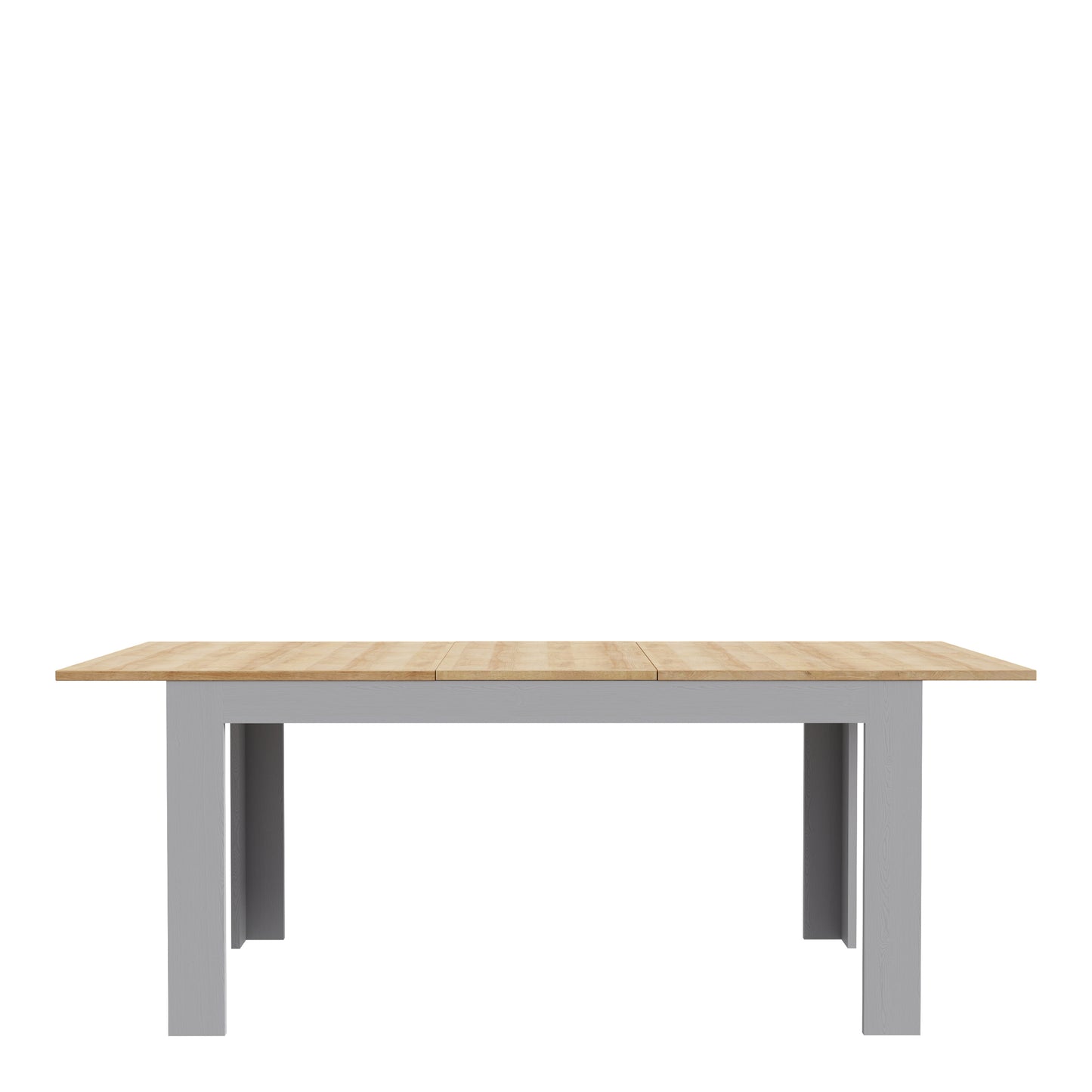 bohol extending dining table 160-207cm in riviera oak/grey oak