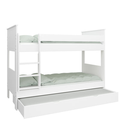 alba bunk bed white