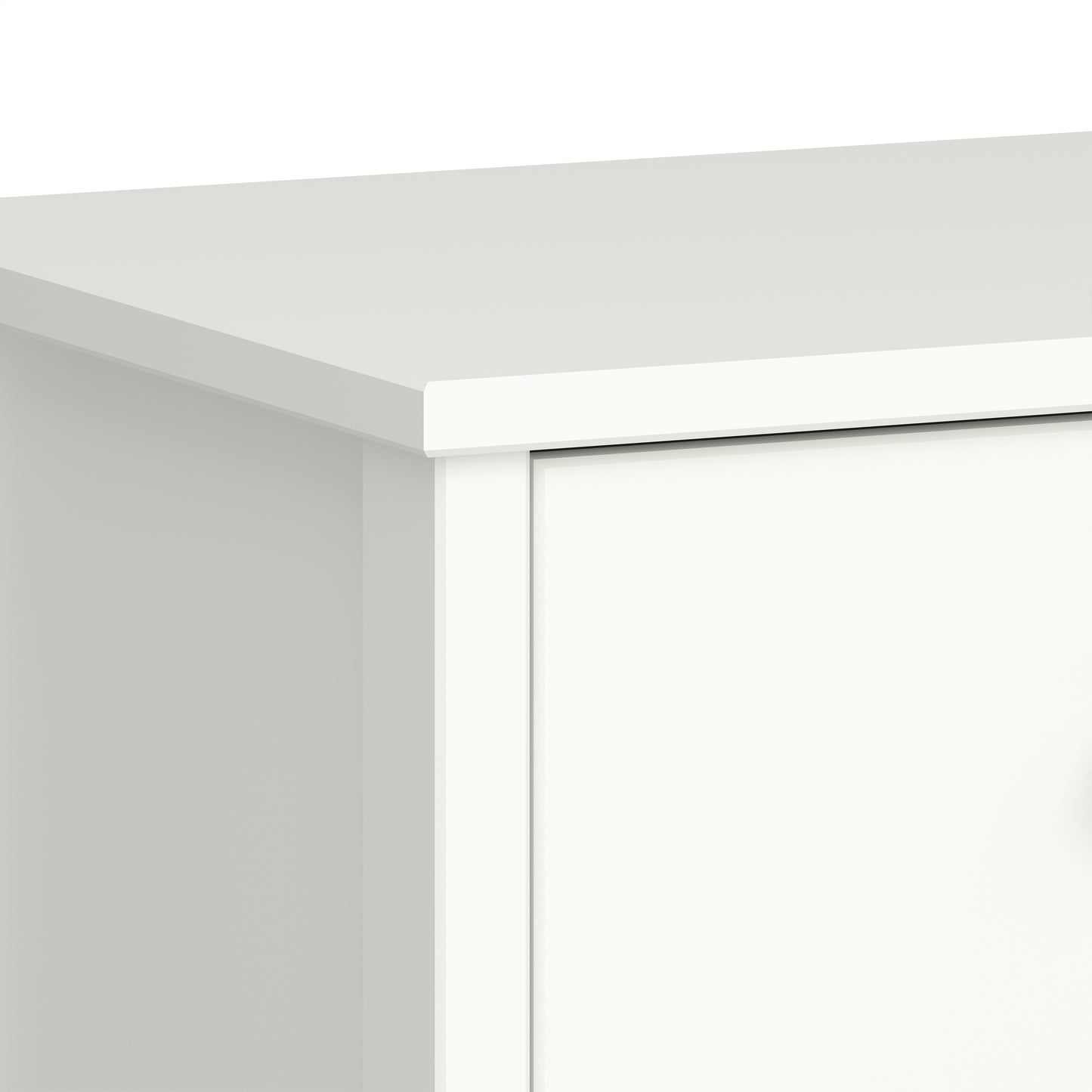 tromso 3 drawer chest off white