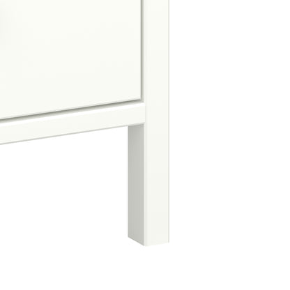 tromso 3 drawer chest off white