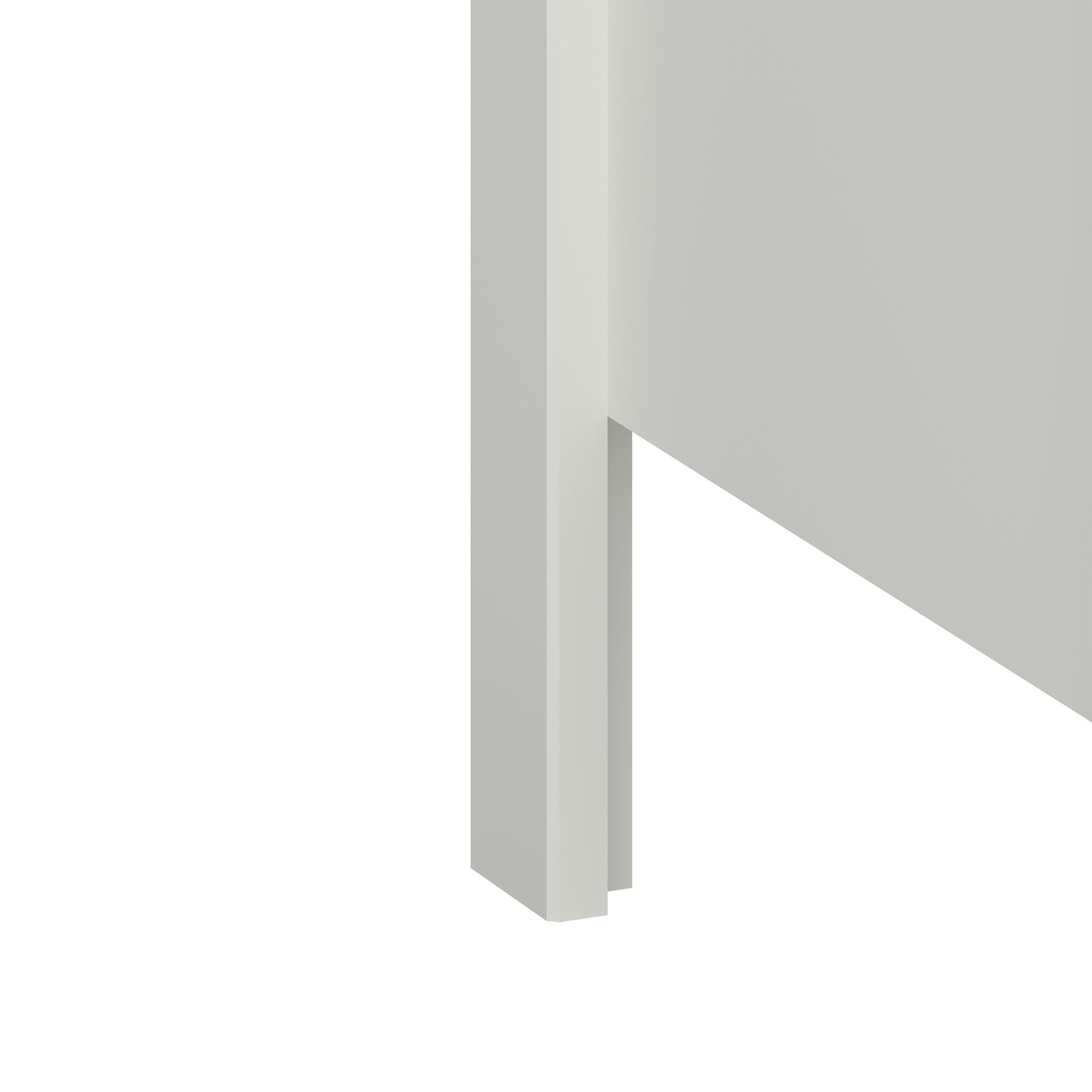 tromso 3 drawer chest off white