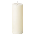 Luxe Collection Natural Glow 3.5 x 9 LED Cream Wax Candle