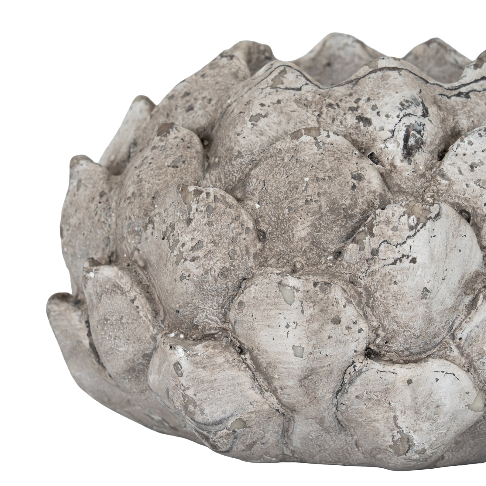 Large Stone Effect Acorn Tea Light Holder