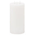 Luxe Collection Natural Glow 6x12 LED White Wax Candle