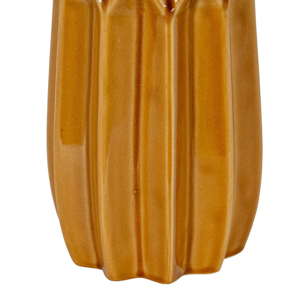 Seville Collection Tall Ochre Vase