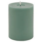 Luxe Collection Melt Effect 6x8 Sage LED Wax Candle