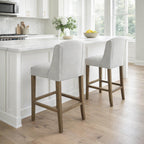Compton Grey Bar Stool
