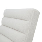 Boucle Ribbed Ark Chair