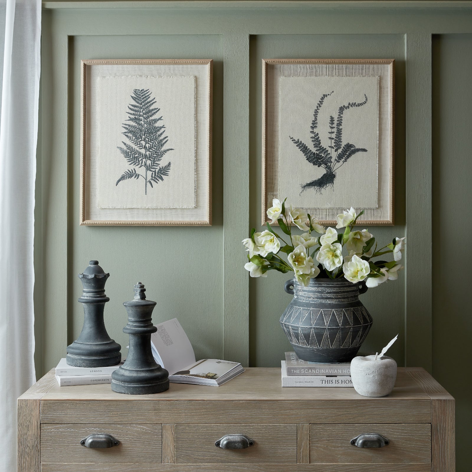 Amalfi Grey King Chess Piece