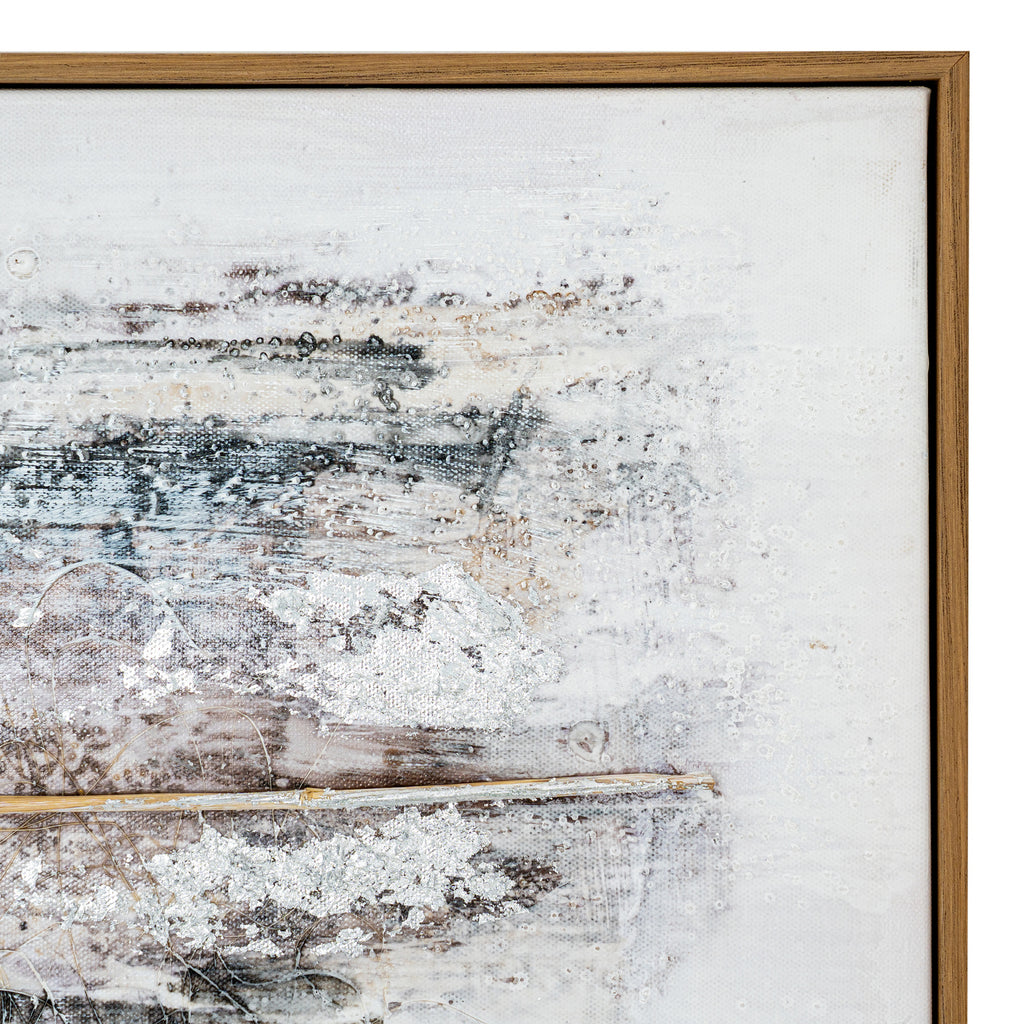 Ethereal Hand Painted Canvas In Frame