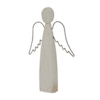 Whitewashed Rustic Standing Angel