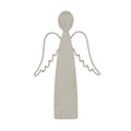 Large Whitewashed Rustic Standing Angel