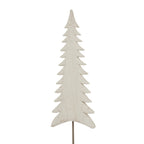 Large Whitewashed Tall Tree On Stand