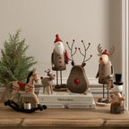 Rustic Decorated Rocking Horse