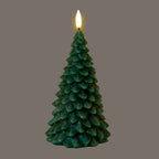 Luxe Collection Natural Glow Green Tree LED Wax Candle
