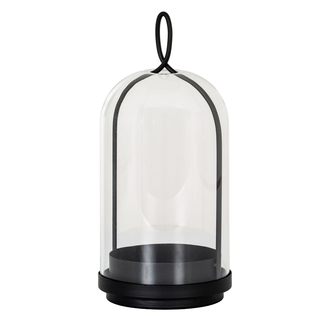Nysa Large Candle Holder With Glass Cloche