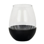 Neris Large Candle Holder With Glass Goblet