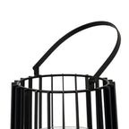 Lynk Small Lantern With Handle And Glass Candle Holder