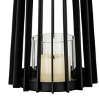 Lynk Small Lantern With Handle And Glass Candle Holder