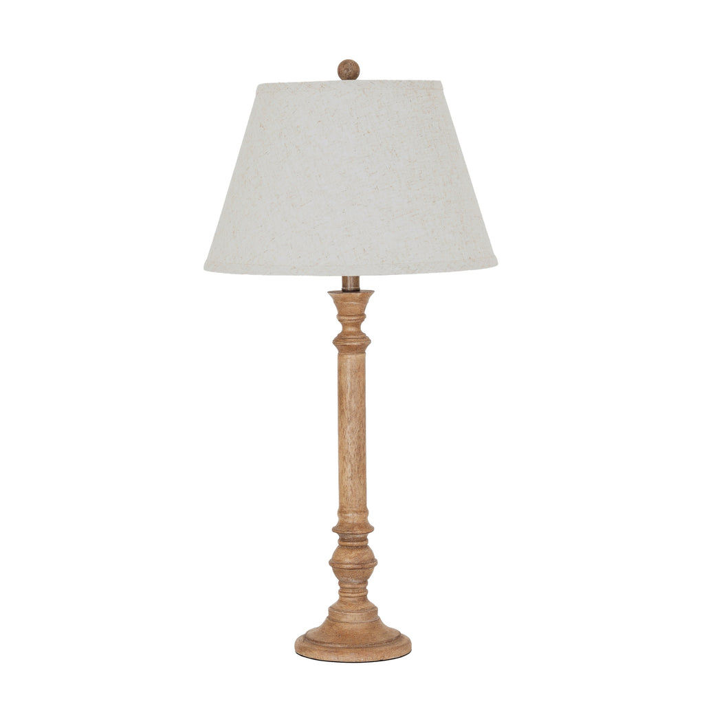 Solenne Table Lamp With Edged Linen Shade