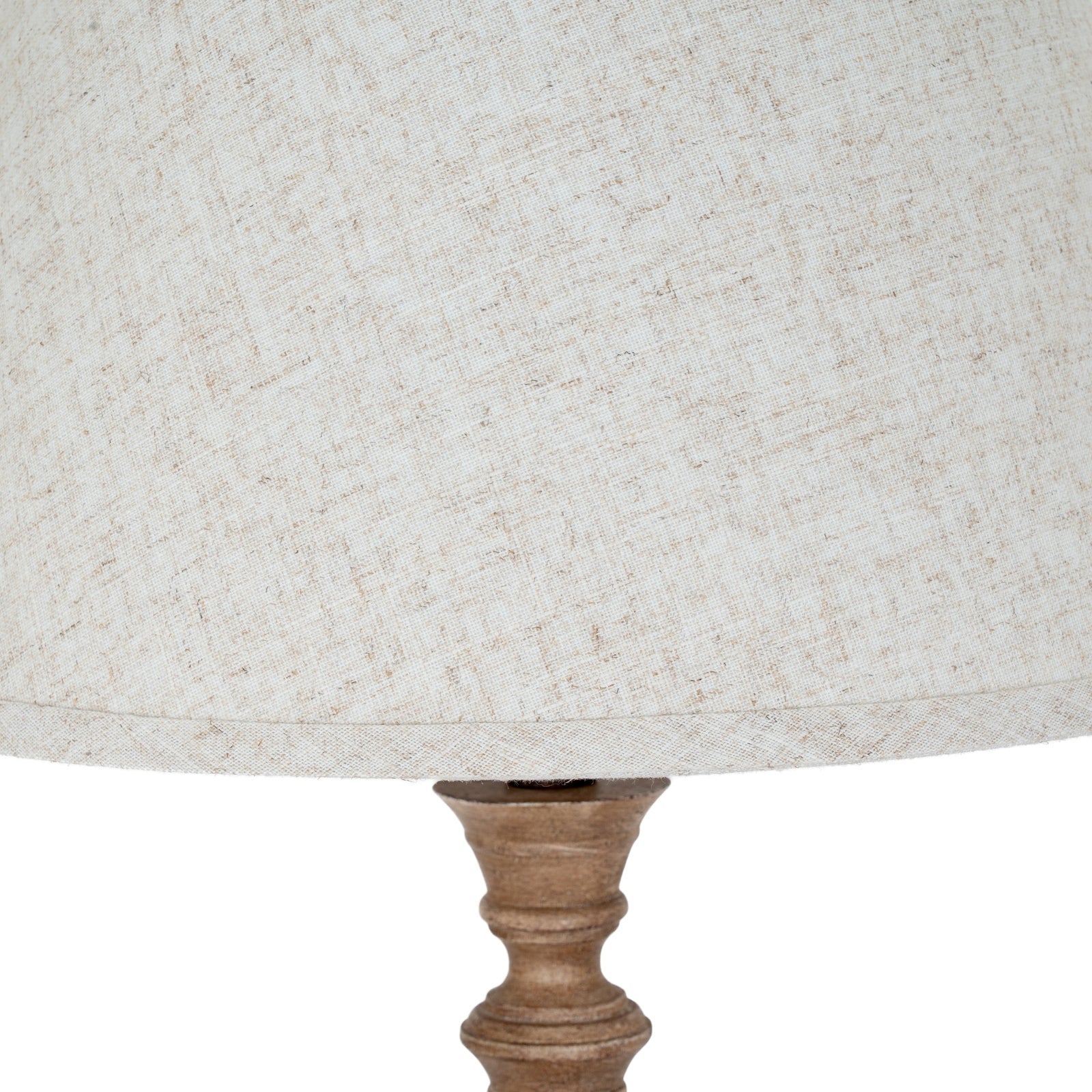 Solenne Table Lamp With Edged Linen Shade