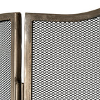 Antiqued Silver Large  Fire Screen