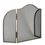 Antiqued Silver Fire Screen