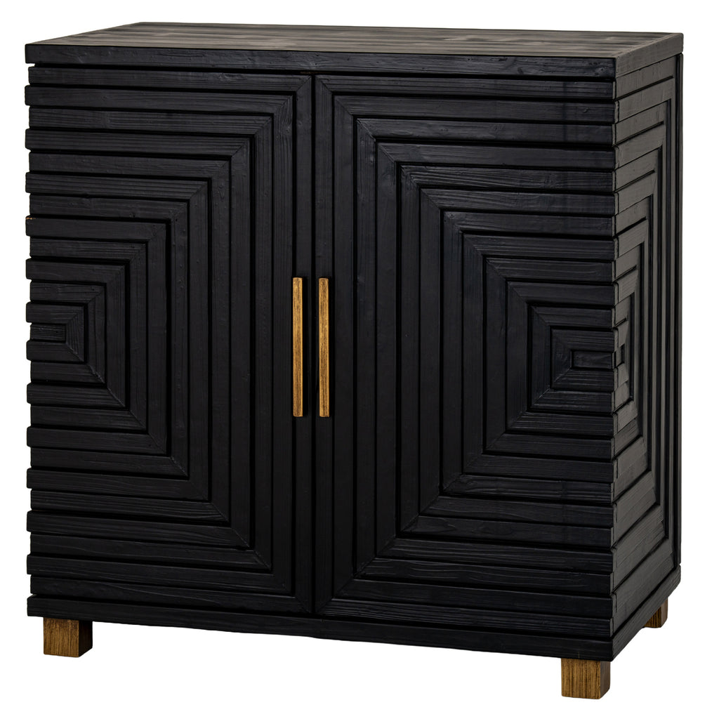 Lennox Black 2 Door Small Sideboard
