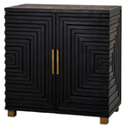 Lennox Black 2 Door Small Sideboard