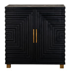 Lennox Black 2 Door Small Sideboard