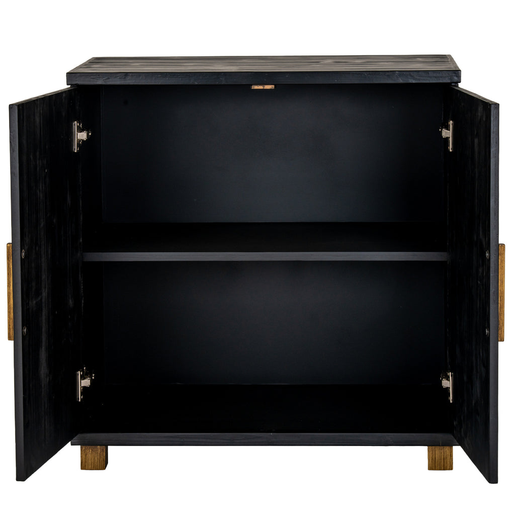 Lennox Black 2 Door Small Sideboard