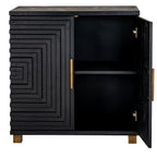 Lennox Black 2 Door Small Sideboard