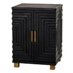 Lennox Black 2 Door Side Cupboard