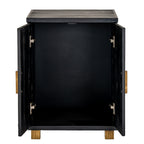 Lennox Black 2 Door Side Cupboard