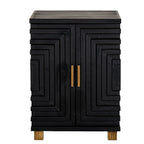 Lennox Black 2 Door Side Cupboard