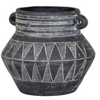 Etched Collection Tall Pot With Handle