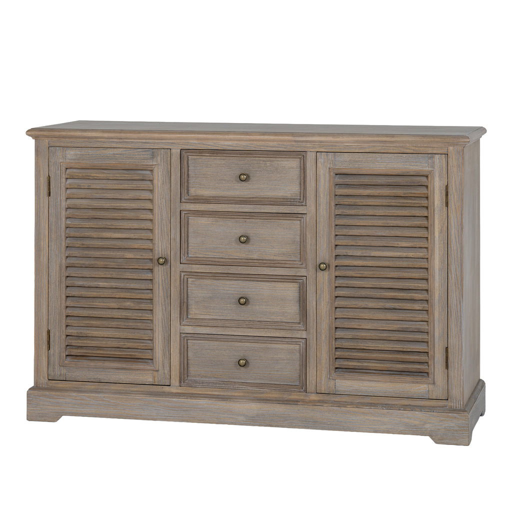 Delphine Collection 2 Door 4 Drawer Large Dresser Base
