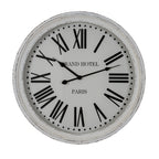 Hotel Paris White Clock With Glass