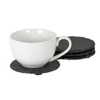 Set of Four Round Slate Coasters