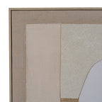 Portina Linen Textured Canvas in Frame