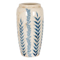 Large Blue Flora Tall Olpe Vase
