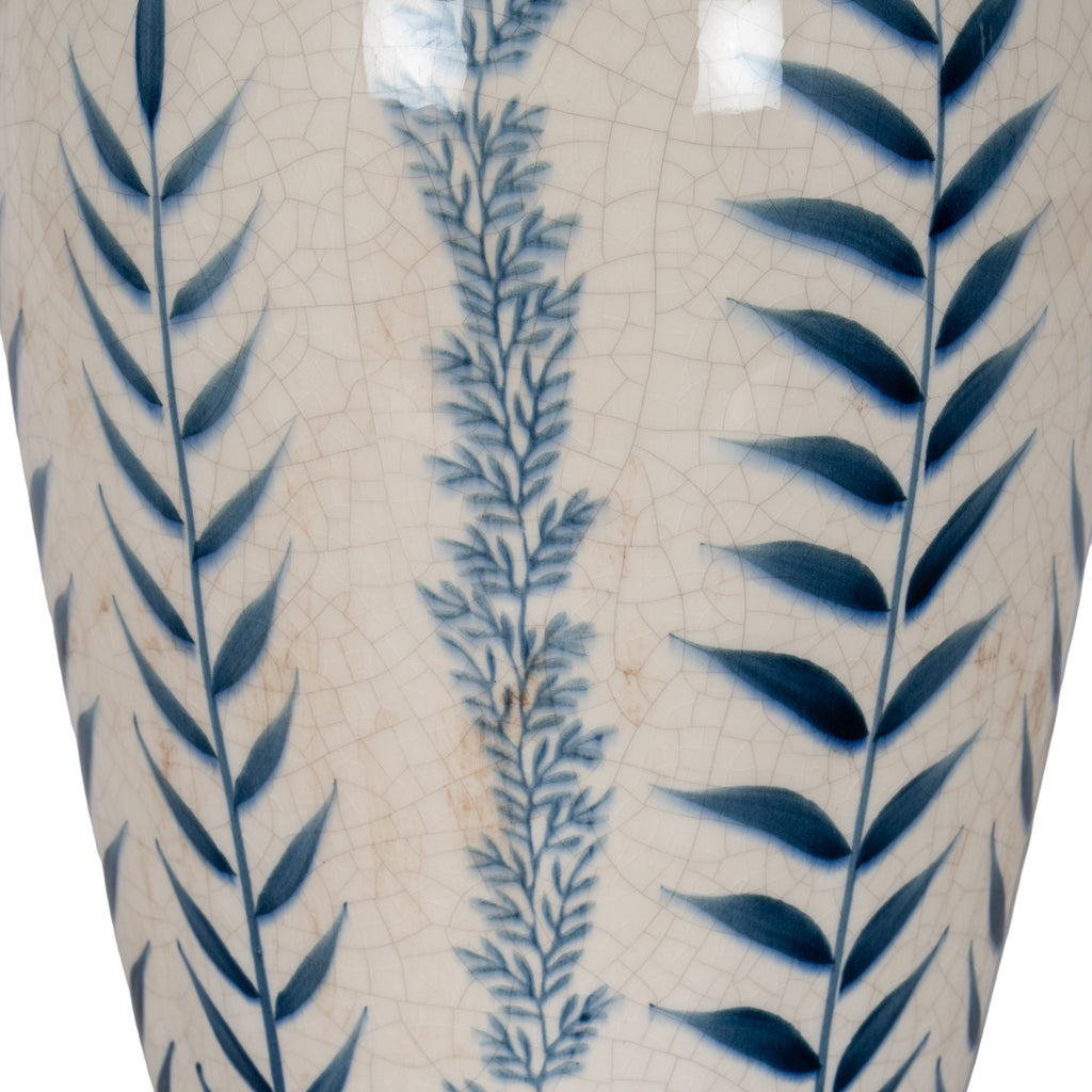 Classic Blue Flora Juniper Vase