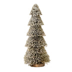 Large Tiered Snowy Brush Tree