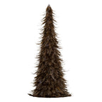 Large Fawn Feather Tree