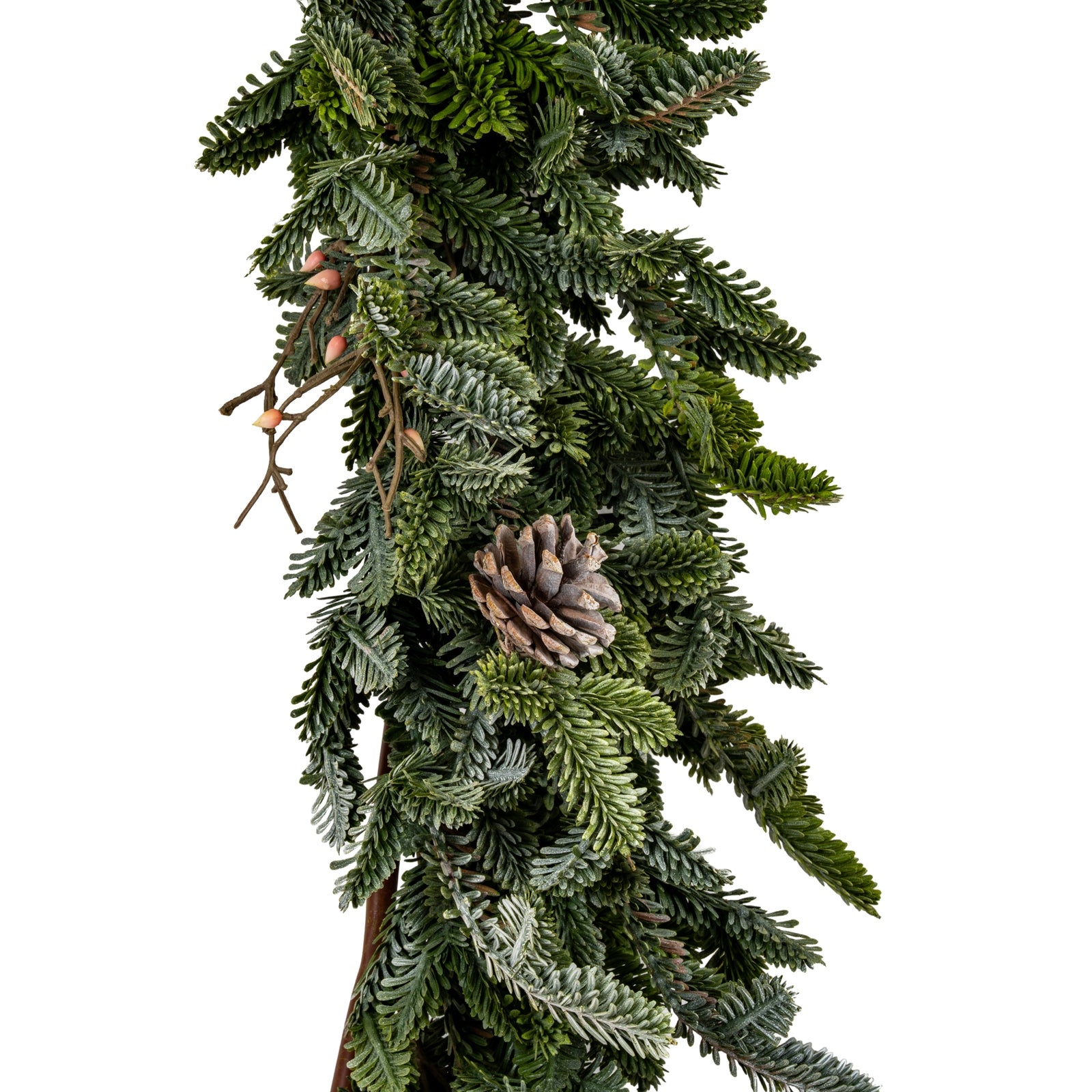 Woodland Pine Garland With Pinecones